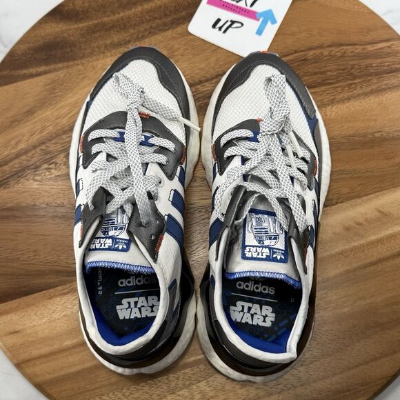 Men’s size 7-Adidas Star Wars R2D2 Nite Jogger Limited Edition Boost Sneakers - Picture 8 of 10